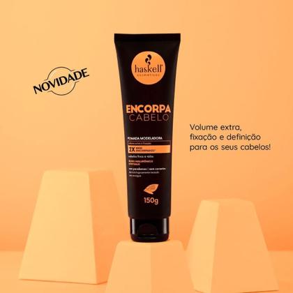 Imagem de Kit Completo 5 Itens Haskell Encorpa Cabelo 300ml