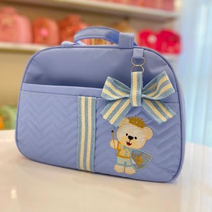 Imagem de Kit completo 5 peças escudo bolsa maternidade menino/menina com mochila