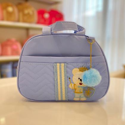 Imagem de Kit completo 5 peças escudo bolsa maternidade menino/menina com mochila