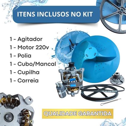 Imagem de Kit Completo Agitador Batedor Motor Latina Jade Rubi 220V