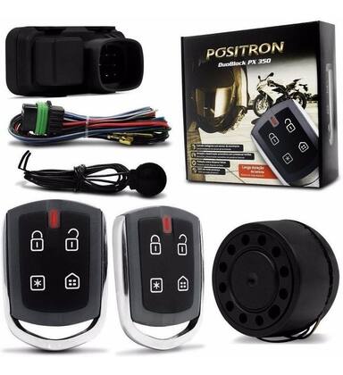 Imagem de Kit Completo Alarme P/ Moto Com Funçao Presença g8 Px350