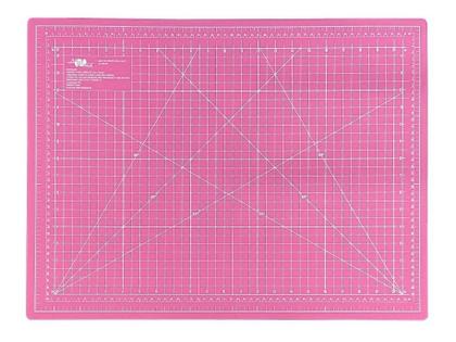 Imagem de Kit Completo Base De Corte Para Patchwork 60x45 Cortador Circular 45 Régua 15x60 Tesoura de Titânio