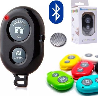 Imagem de Kit Completo Blogueiro Tripé Pedestal Câmera Celular Microfone Lapela Sem Fio Lightning iOS Controle Bluetooth Vídeo