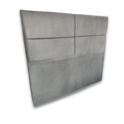 Imagem de Kit completo cama box baú cinza casal 138x188 + colchão castor d33 18cm + cabeceira rubi + 2 travesseiros