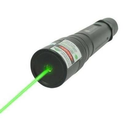 Imagem de Kit Completo Caneta Laser Pointer Verde 35Km 7500Mw Potente