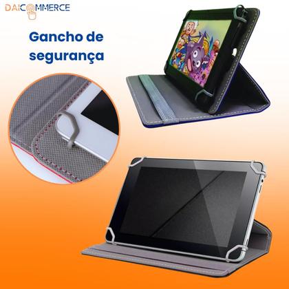 Imagem de Kit Completo Capa Giratória com Suporte Para iPad 10ª Geração + Película + Caneta Touch + Luva + Protetor de Cabo