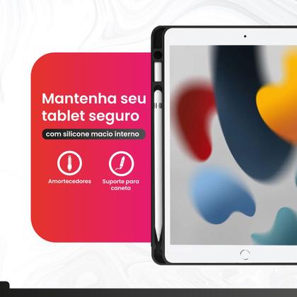 Imagem de Kit Completo Capa Para iPad 9 A2602 A2604 A2603 A2605