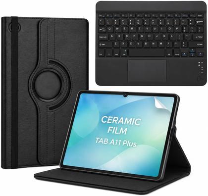 Kit Completo Capa Para Tab Samsung A11+/A9+ Plus de 11 Polegadas +Película +Teclado TrackPad - WORLDWIDE