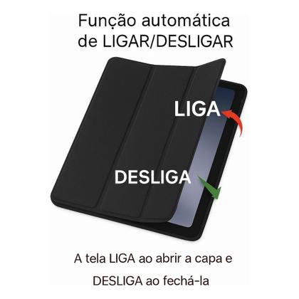 Imagem de Kit Completo Capa Smart Película Caneta Para Galaxy Tab A9 Plus 11 X210 X215 X216