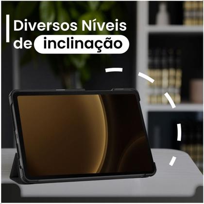 Imagem de Kit Completo Capa Smart Película Mouse Teclado Caneta Para Galaxy Tab A9 Plus X210 X215 X216