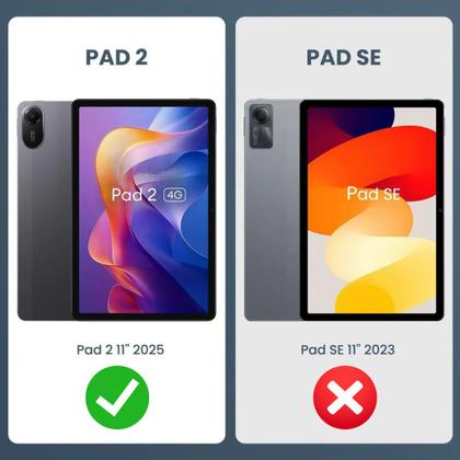 Imagem de Kit Completo Capa transparente Anti impacto Película Caneta Para Xiaomi Redmi Pad 2 11 Polegadas