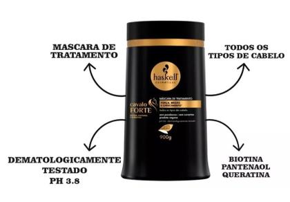 Imagem de Kit Completo Cavalo Forte da Haskell - Tratamento Intensivo para Crescimento e Fortalecimento Capilar