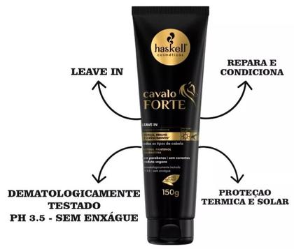 Imagem de Kit Completo Cavalo Forte da Haskell - Tratamento Intensivo para Crescimento e Fortalecimento Capilar