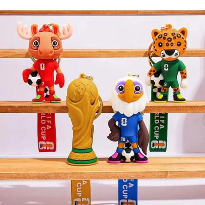 Imagem de Kit Completo Chaveiros Futebol Brasil Infantil