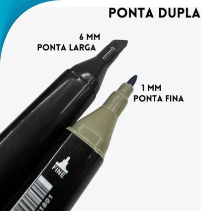 Imagem de Kit Completo De Canetinhas Hidrográficas Peças Para Crianças Estojo Portátil Entrega Rápida