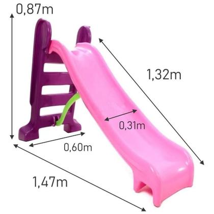 Imagem de Kit Completo de Diversão Cama Elástica 1,40m Piscina De Bolinhas 1,50m Escorrega Médio