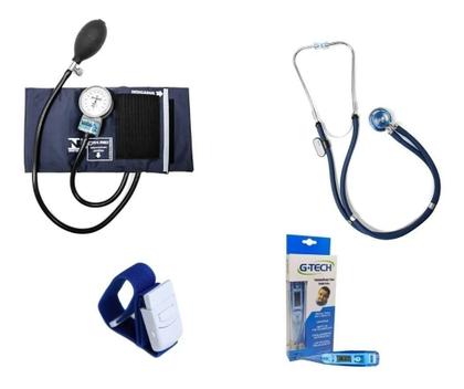 Imagem de Kit Completo De Enfermagem Com Garrote + Termometro - Pamed