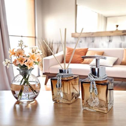 Imagem de Kit Completo Lavabo Luxo Premium Decorativo Banheiro Decoração