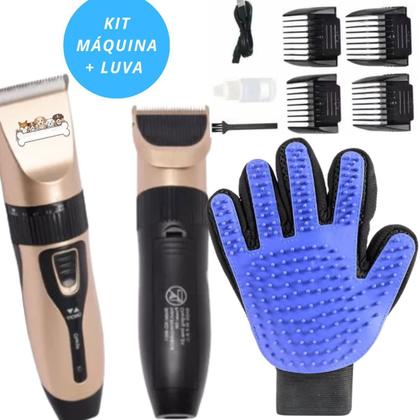 Imagem de Kit Completo: Máquina De Tosa, Lixa, Alicate E Luva Premium