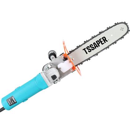 Imagem de Kit Completo Motosserra Adaptador + Esmerilhadeira Lixadeira angular - TSSAPER