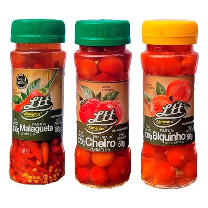Imagem de Kit Completo Para a Sua Cozinha 4 Molhos de 900ml cada + 3 Potes De Pimentas + 5 Potes De Temperos +
