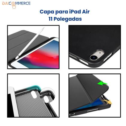 Imagem de Kit Completo para iPad Air 11: Case, Película e Teclado