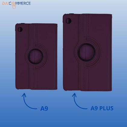 Imagem de Kit Completo para Tablet Samsung A9 Plus: Capa Giratória, Teclado Bluetooth, Mouse e Película