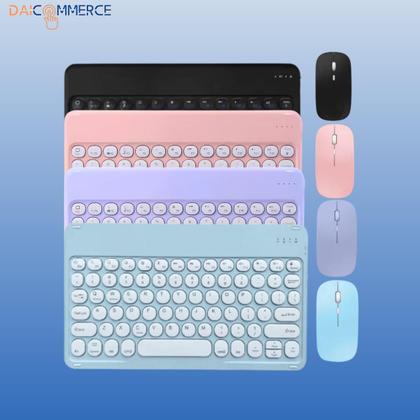 Imagem de Kit Completo para Tablet Samsung A9 Plus: Capa Giratória, Teclado Bluetooth, Mouse e Película