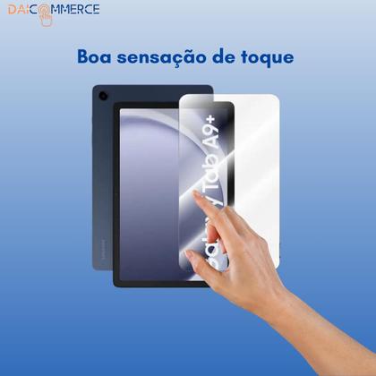 Imagem de Kit Completo para Tablet Samsung A9 Plus: Capa Giratória, Teclado Bluetooth, Mouse e Película
