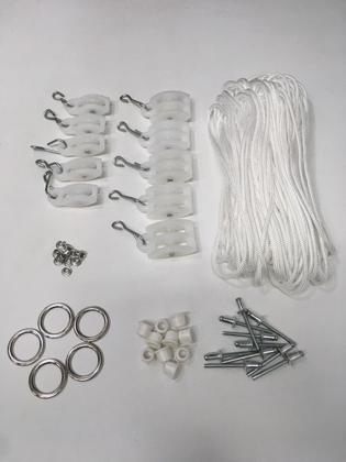 Imagem de Kit Completo Reposição Varal de teto com 23,5m de corda