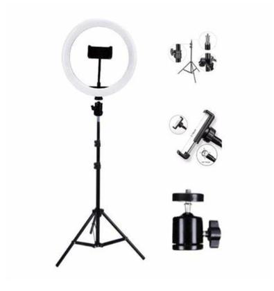 Imagem de Kit Completo Ring light 26cm com Tripé 2,10m 3 Opções de Luminosidade e 1