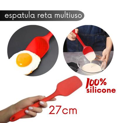 Imagem de Kit Completo Silicone 10 pçs Espátula Colher Concha Escumadeira Cozinhar sem Riscar Panelas