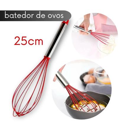 Imagem de Kit Completo Silicone Espátula Colher Concha Escumadeira Cozinhar sem Riscar Panelas