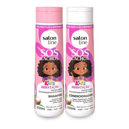 Imagem de Kit Completo Sos Kids Hidratação Definição Cachos Salon Line