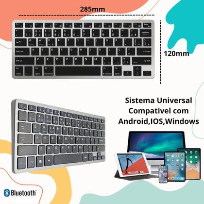 Imagem de Kit Completo Tab A9 11": Teclado, Caneta e Capa Giratória