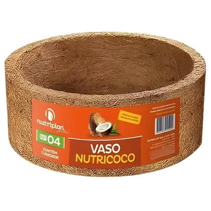 Imagem de Kit Completo Vasos NutriCoco Nutriplan 1 2 3 4 para Plantio de Mudas Hortaliças