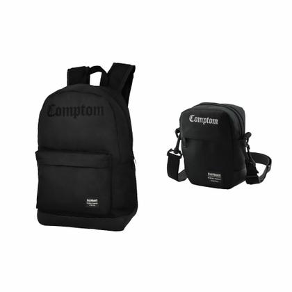 Imagem de Kit Compton Mochila Trabalho Multiuso + Shoulder Bag