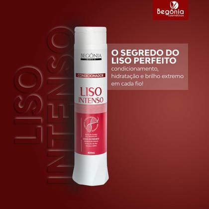 Imagem de KIT Condicionador Begonia Liso Intenso 400ml 12 Unds