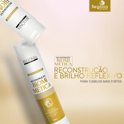 Imagem de kit Condicionador Reconstrução Biomimética 400ml 3 Unds