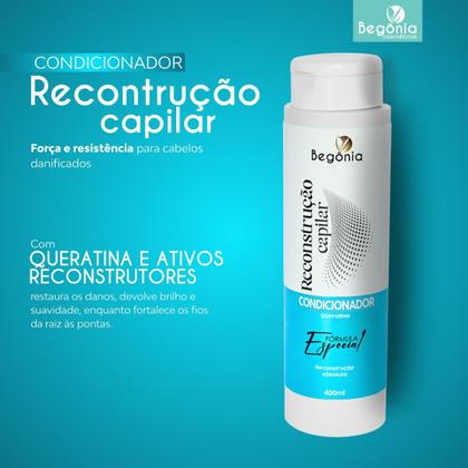 Imagem de KIT Condicionador Reconstrução Capilar 400ml 3 Unds