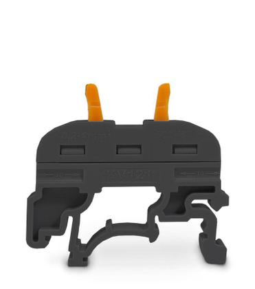 Imagem de Kit Conector Alavanca de Emenda KV121 1 Via 32A Trilho DIN Cabo 0,2-4,0mm² - Preto