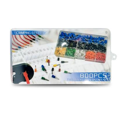 Imagem de Kit Conector Terminal Tubular Ilhós 800 Un. - OBA TEC