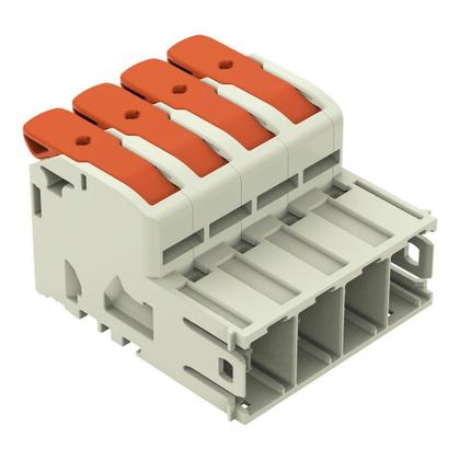 Imagem de Kit Conector Wago 76A 1000V 8KW 832-1104/1204 Industrial 4P