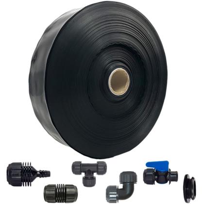 Imagem de Kit Conexões + Mangueira Santeno Modelo 1 300 Mts Irrigação