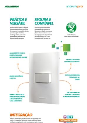 Imagem de Kit Conj 4x4 Quatro Interruptor Paralelo Br InovaPro Alumbra