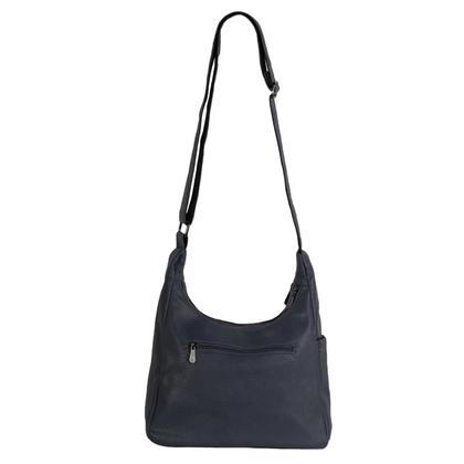 Imagem de Kit Conjunto 2 Bolsa Média Transversal / Ombro Regulável Feminina Bolso Externo Diagonal Frontal Fechamento Magnético Zíper