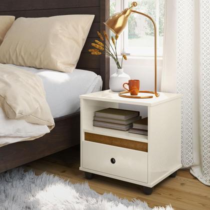 Imagem de Kit Conjunto 2 Mesa De Cabeceira Mudo Box Retro Quarto Cama Várias Cores