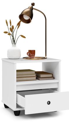 Imagem de Kit Conjunto 2 Mesa De Cabeceira Mudo Box Retro Quarto Cama Várias Cores