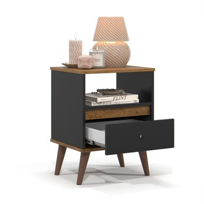 Imagem de kit Conjunto 2 Mesas de cabeceira Retro Quarto Cama Ted Cores