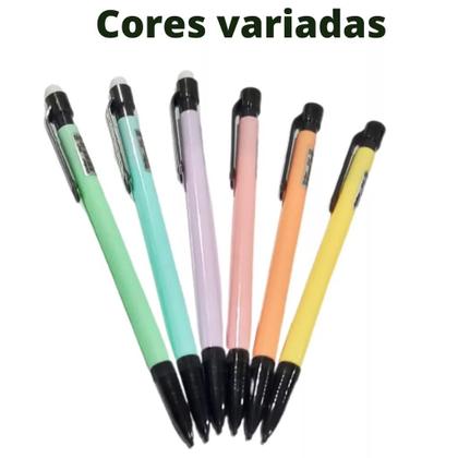 Imagem de Kit conjunto 3 Lapiseiras escolar com borracha educativa